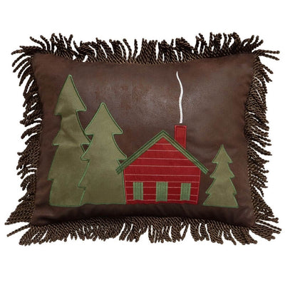Secluded Cabin Accent Pillow