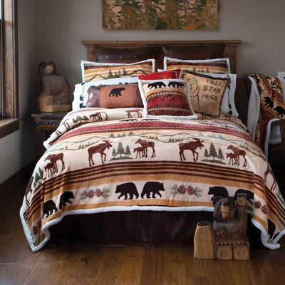 Alberta Wildlife Sherpa Bedding Set