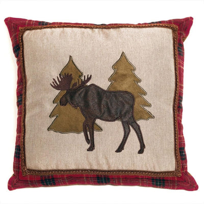 Moose Creek Tan Square Pillow