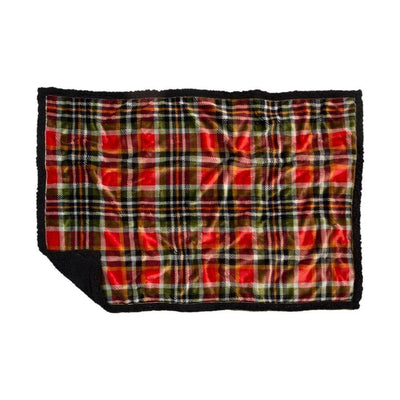 Holiday Plaid Pet Blanket