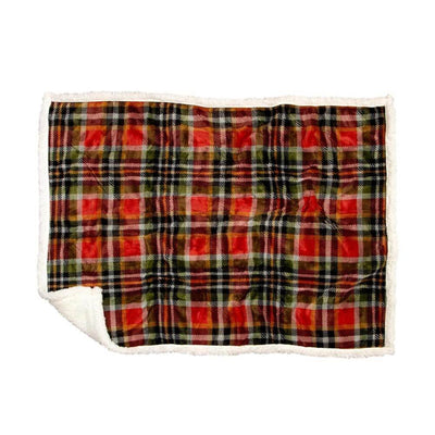 Holiday Plaid Pet Blanket