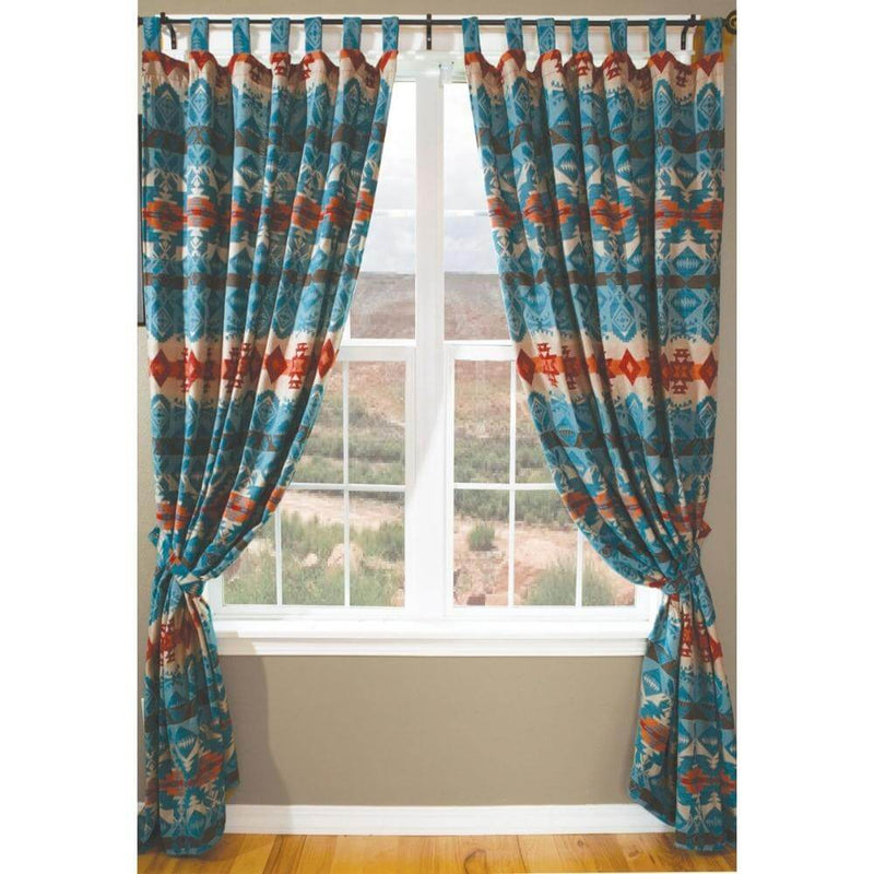 Turquoise Thunder Drape Set