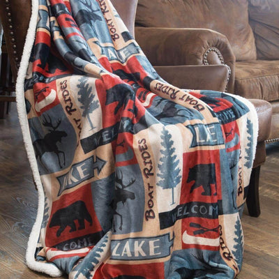 Lakeside Retreat Throw Blanket