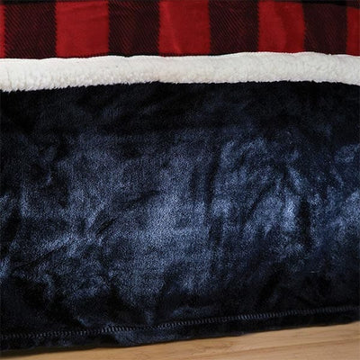 Black Ultra Plush Bedskirt