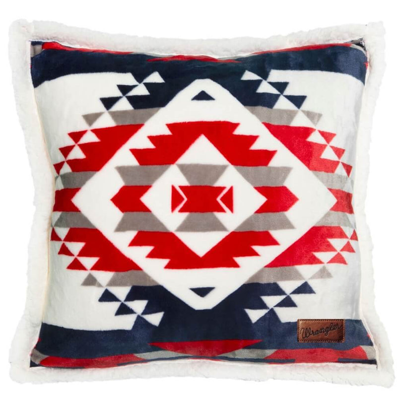 Southwest Americana Plush Sherpa Pillow
