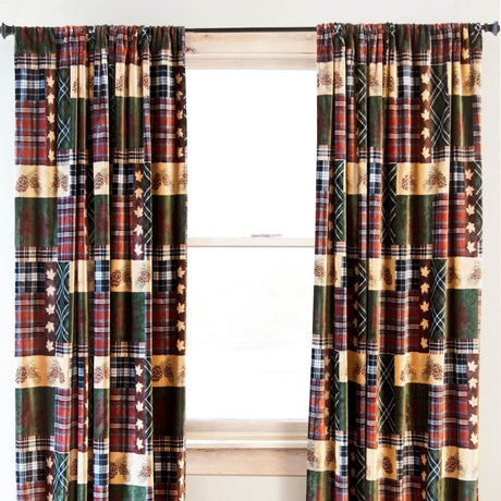Cabin Plaid Sherpa Drapes