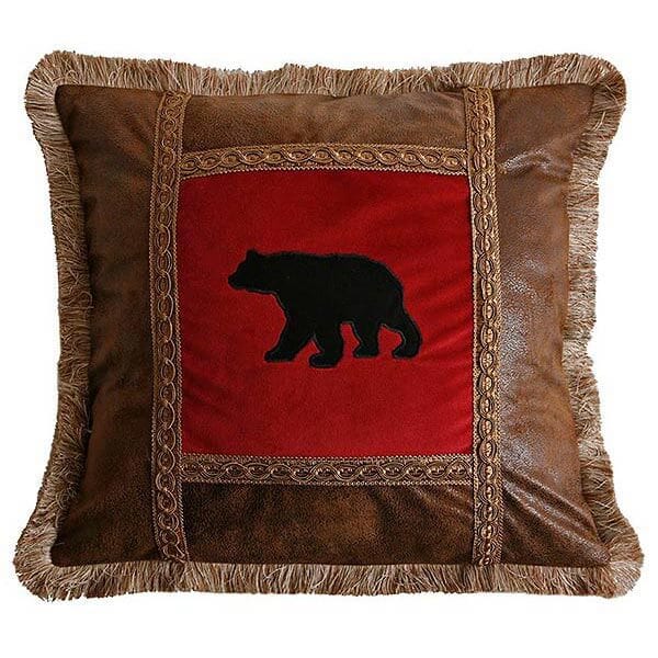 Applique Bear Pillow