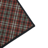 Red Green Scottish Tartan Plaid Non-Slip Rug