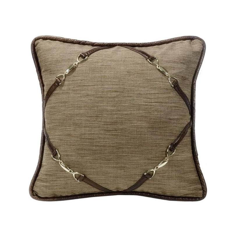 Summit Lodge Buckle Throw Pillow