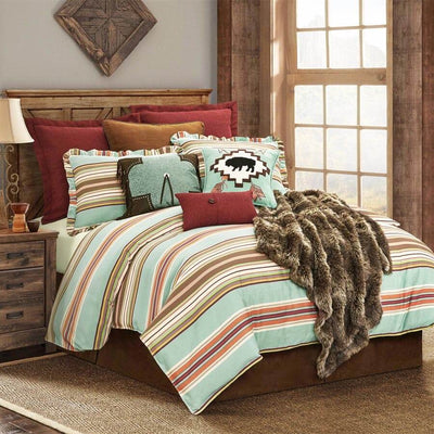 Southwest Turquoise Stripe Bedding Sets