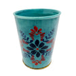 Floral Adobe Waste Basket