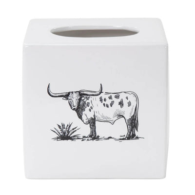 Ranch Sketches Tissue Box Cover