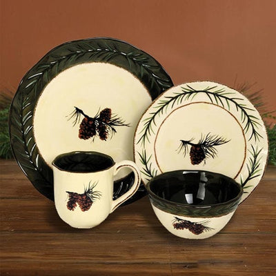 Pine Cone Dinnerware Set