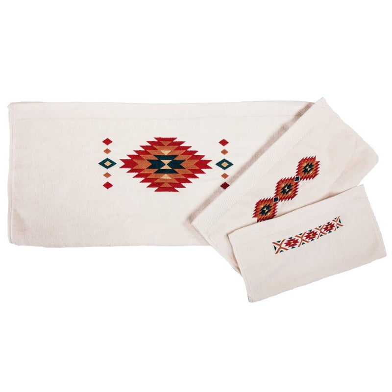 Plaza Del Sol Cream Towel Set