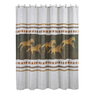 Morning Gallop Shower Curtain