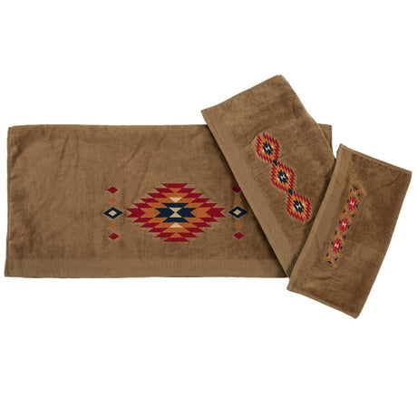 Plaza Del Sol Mocha Towel Set