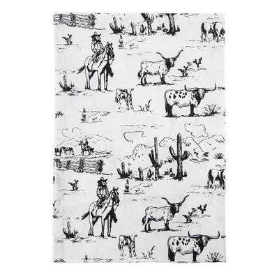 Ranch Sketches Tea Towel