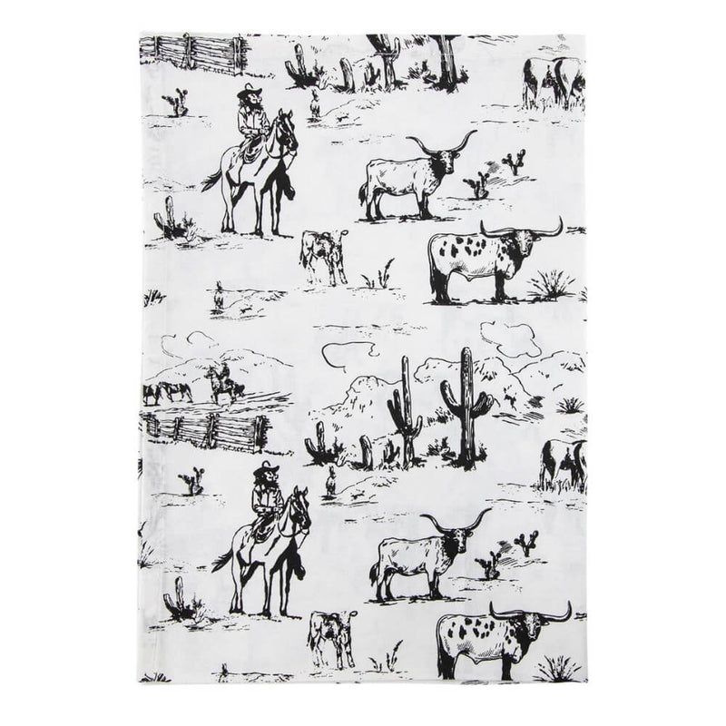 Ranch Sketches Tea Towel