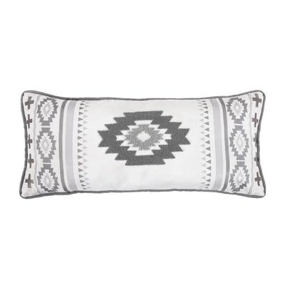 Grey Sun Lumbar Pillow