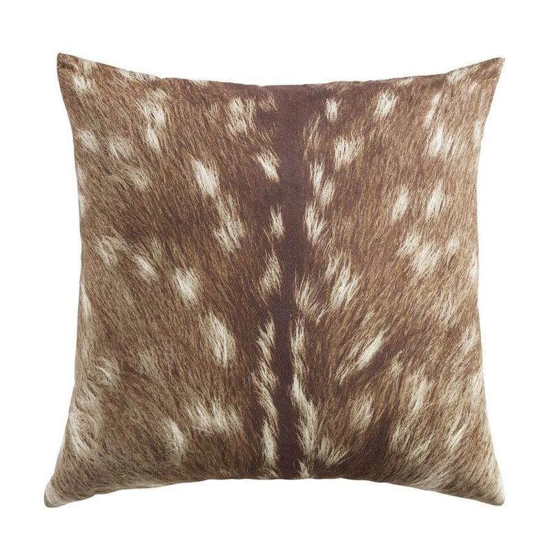 Faux Suede Fawn Pillow