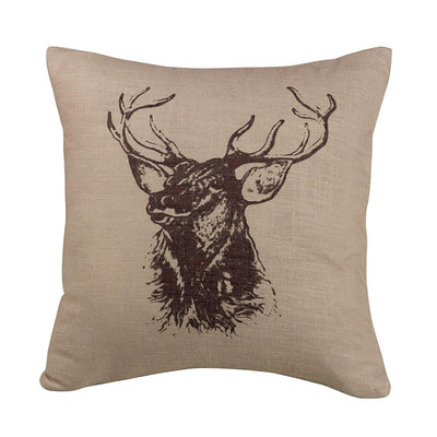 Fairfield Lodge Elk Bust Pillow