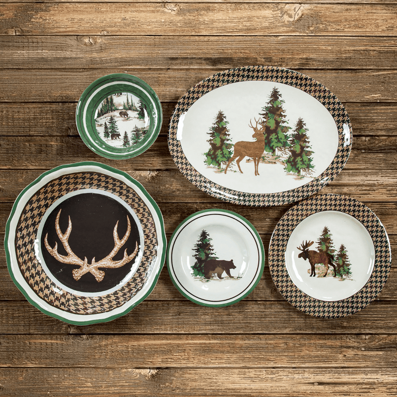 Wildlife Forest Medley Dinnerware Set