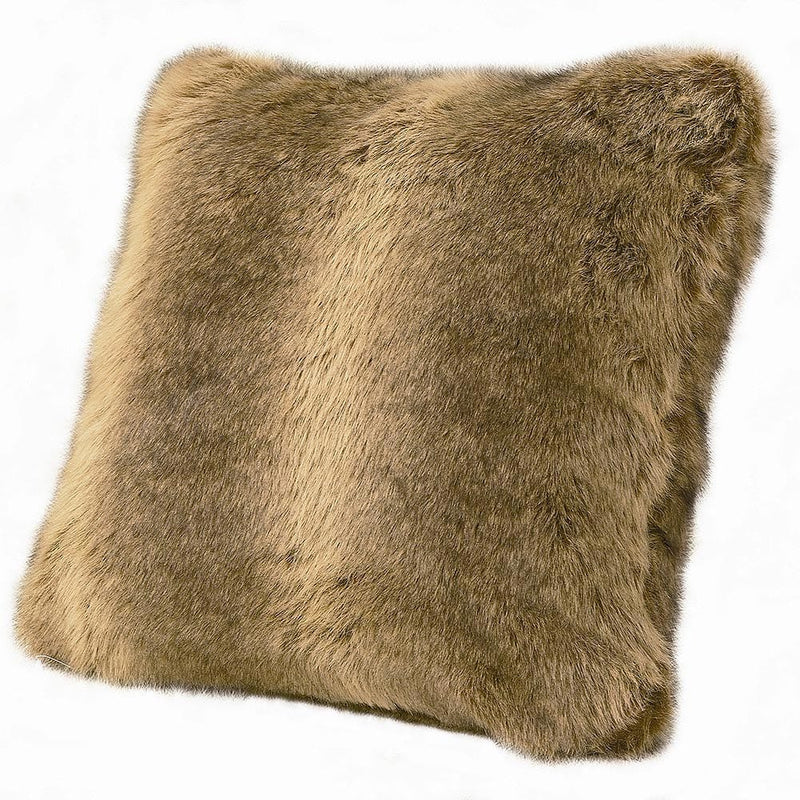 Lodge Elegance Ashbury Bear Faux Fur Pillow