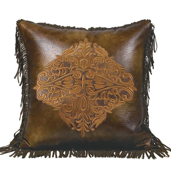 Austin Embroidered Design Pillow