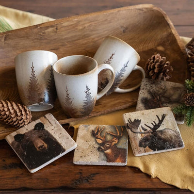 Old Pine Wildlife Mug And Coaster Set