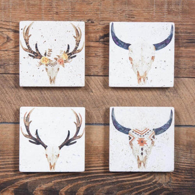 Longhorn Family Coasters