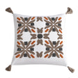 Rustic Flower Burst Decorative Pillow