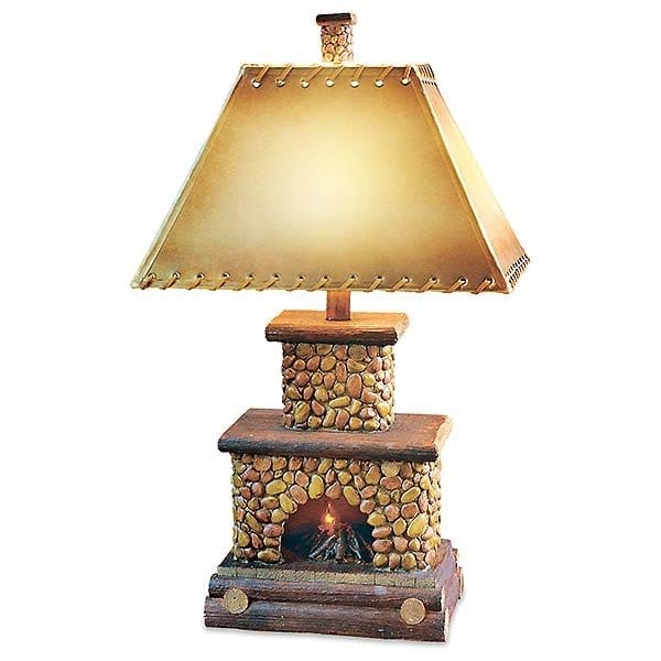 Fireplace Table Lamp