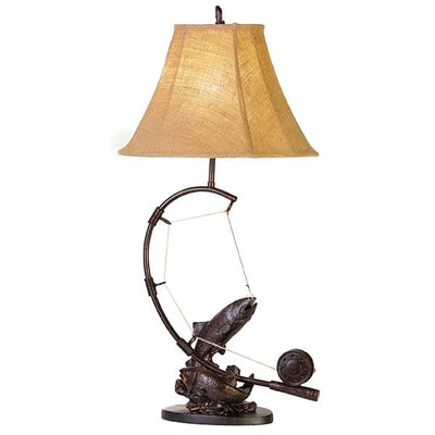 Stream Trout Table Lamp