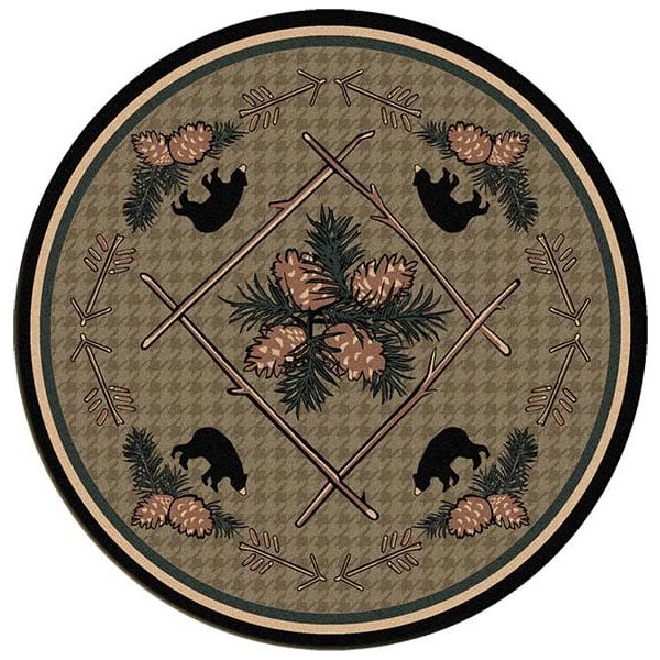 Pinecone Bear Lodge Area Rug Collection