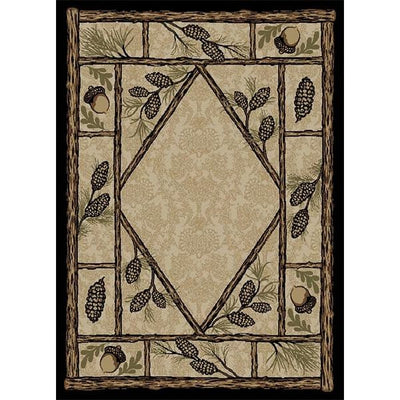 Pine Forest Branches Rug