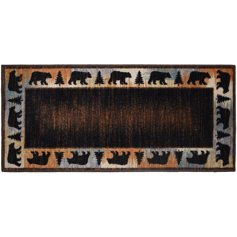 Bear Pine Rectangle Rug