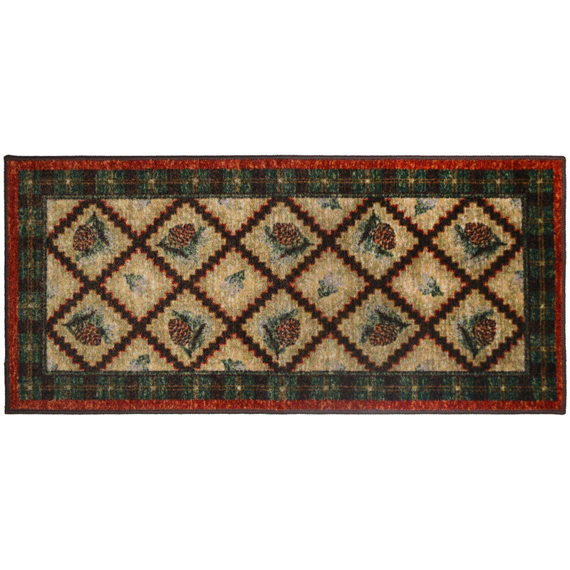 Checkered Pine Rug