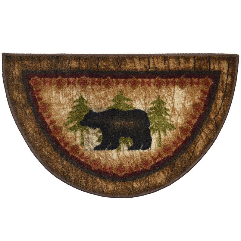 Forest Bear Kitchen Rug Slice