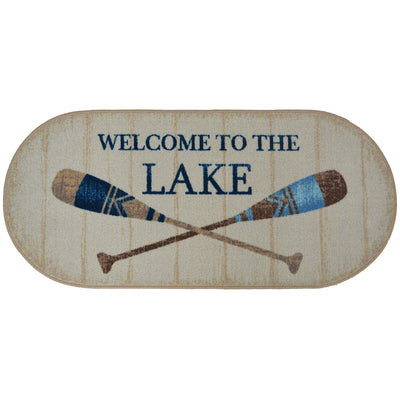 Welcome to the Lake Paddle Rug