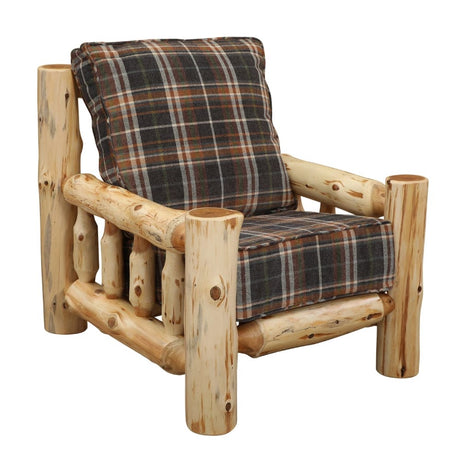 Cedar Log Frame Lounge Chair
