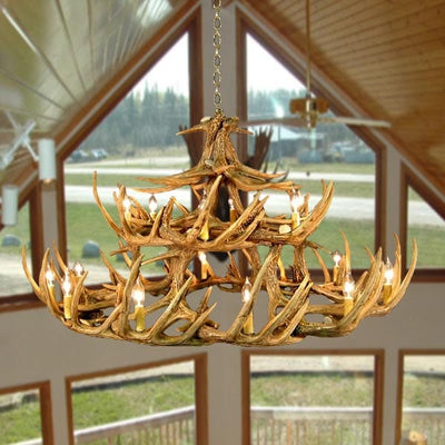 30 Antler Whitetail Chandelier