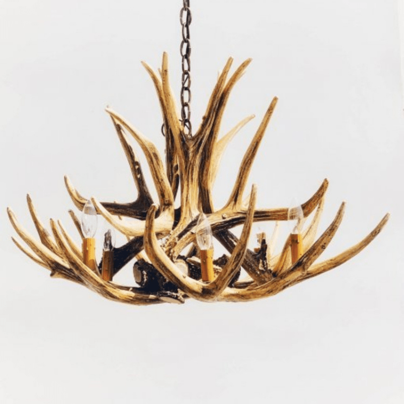 Mule Deer 8 Antler Chandelier