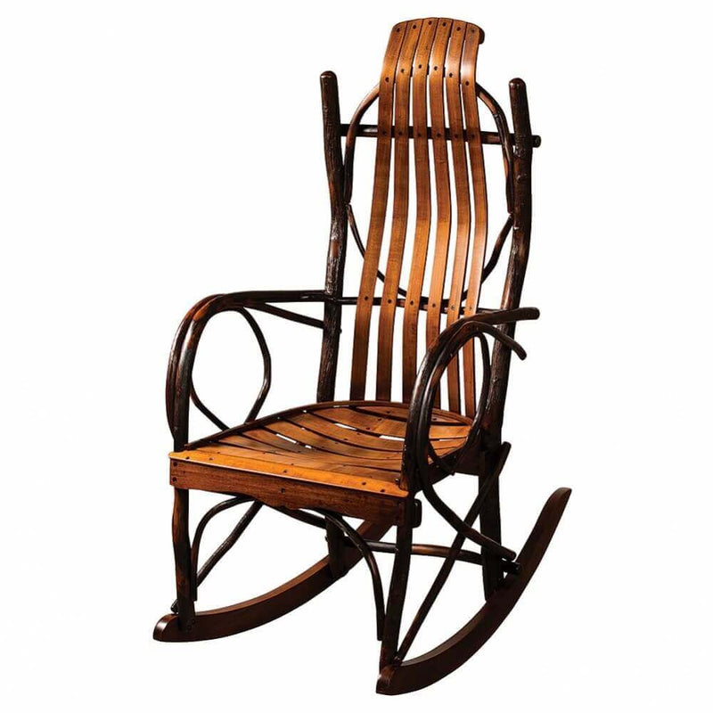 Traditional Amish Hickory Rocking Chair