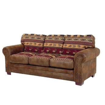 Rustic Sofas & Couches | Faux Leather & More | Cabin Place – The Cabin ...