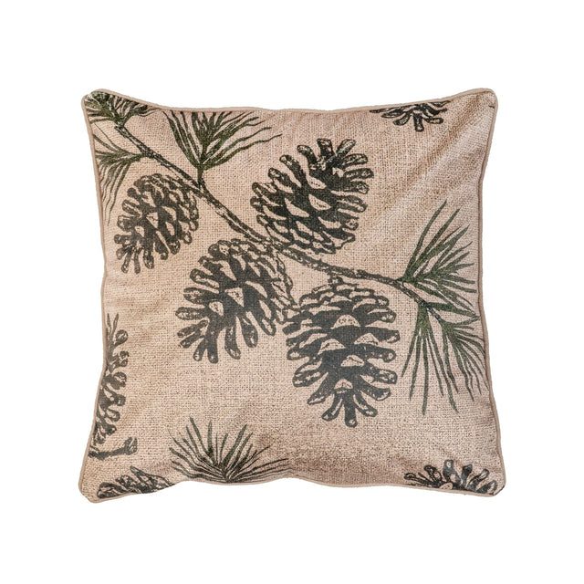 Perfect Plaid Pinecone Pillow