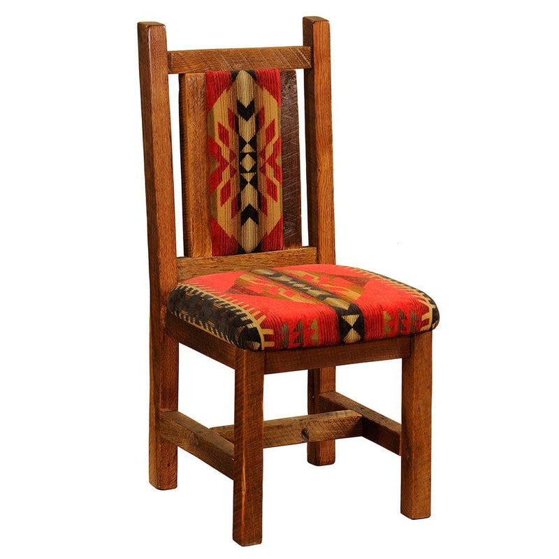 Artisan Barnwood Upholstered Side Chair