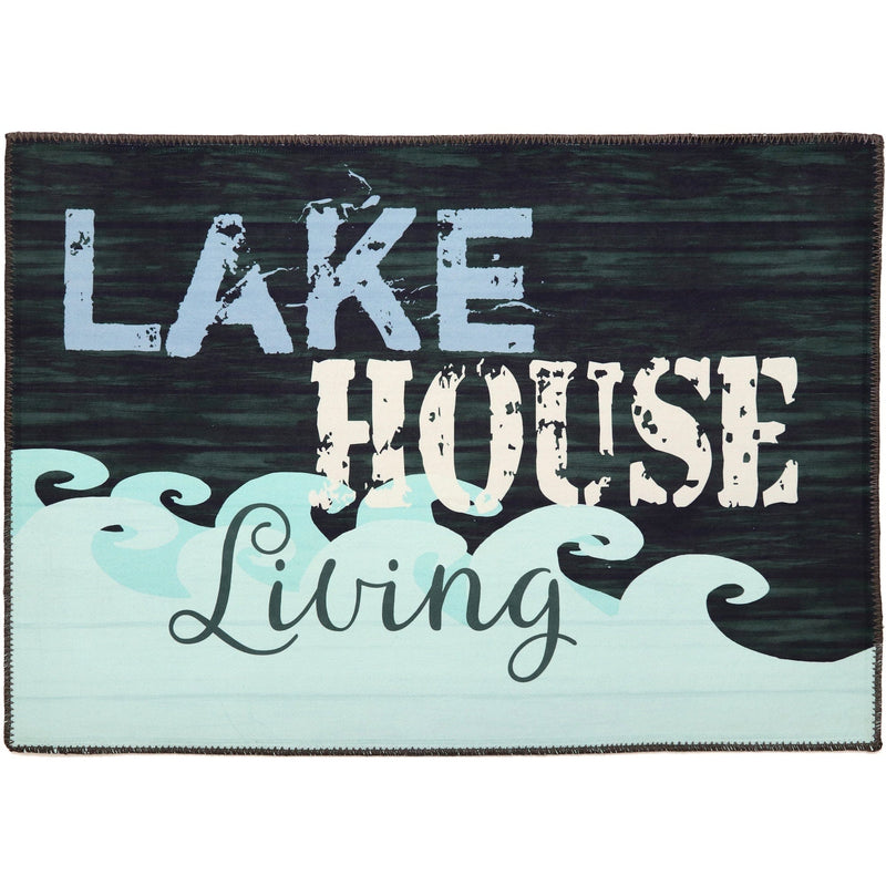 Lake House Living Accent Rug Cabin Place