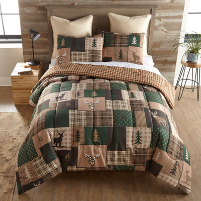 Buck Wild Checkered Comforter Set