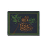 Navy Green Pine Non-Slip Rug