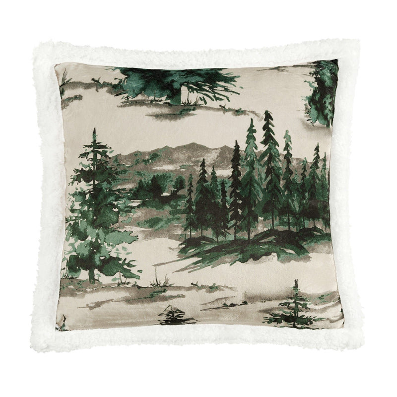 Balsam River Sherpa Pillow